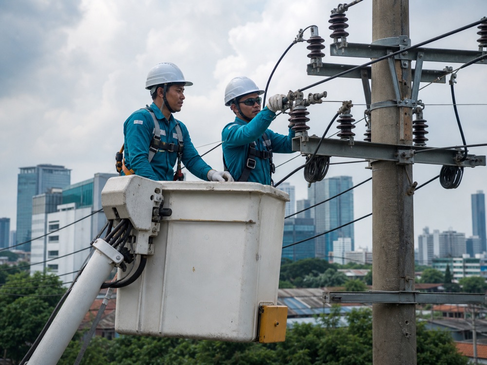 Teknisi pelayanan teknik jaringan listrik